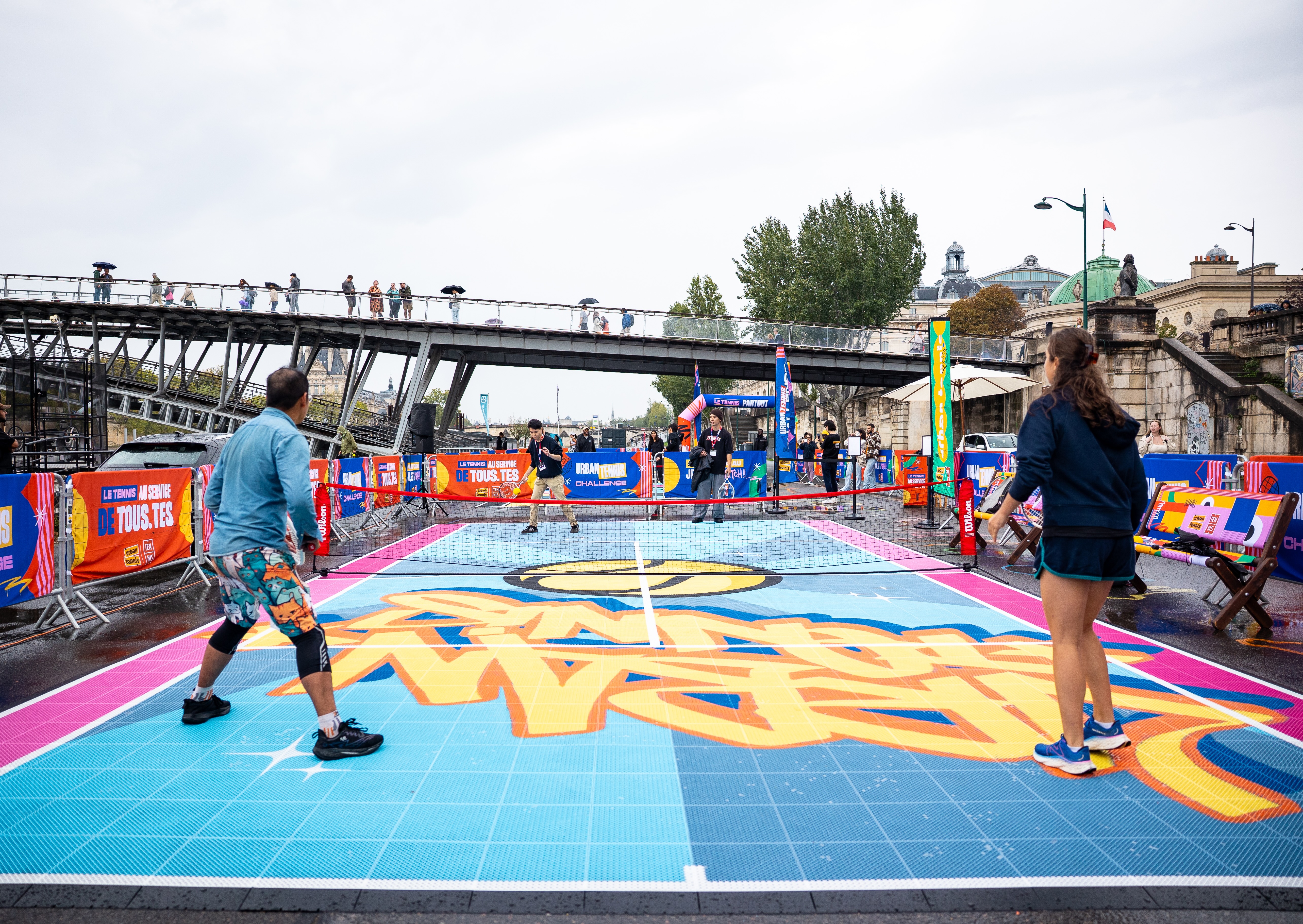 Réalisation de 3 terrains d'Urban Tennis à l'occasion des Journées Européennes du Patrimoine